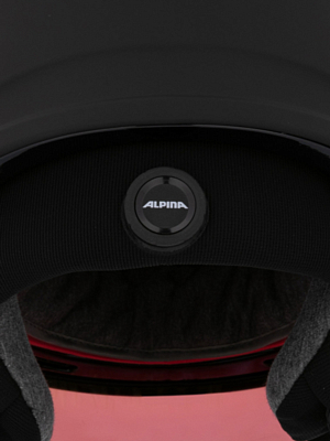 Превью Мужской горнолыжный шлем Шлем горнолыжный ALPINA Alto Qv Black Matt/Cobalt Geen (A9237-32)